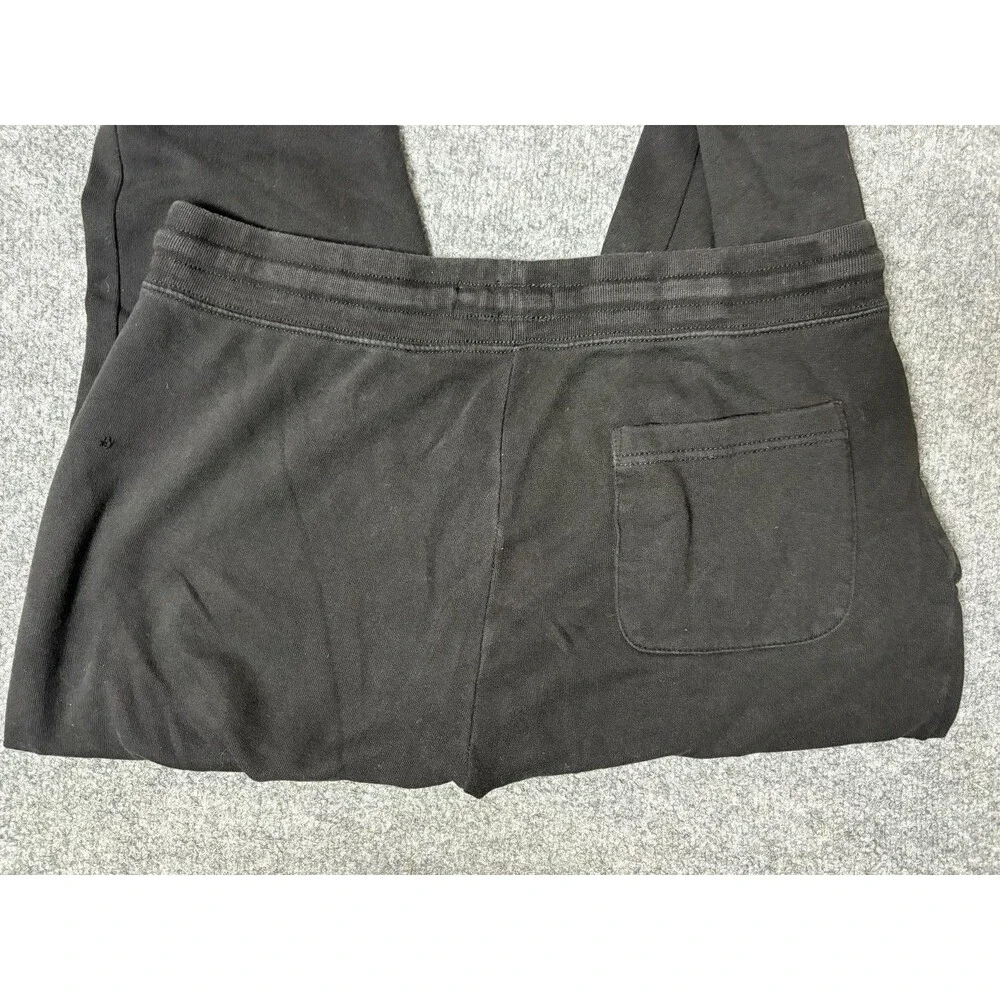 American Eagle Sweatpants Mens M Black Super Soft Fleece Jogger Pants Casual